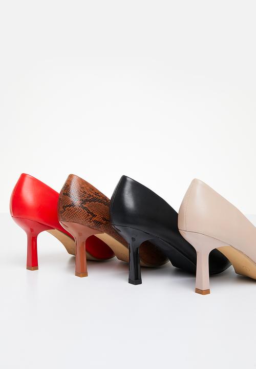 edit - Laverne court stiletto heel - red