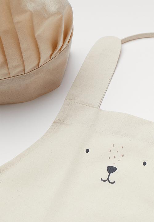 H&M - Children’s apron and chef’s hat - beige/multi