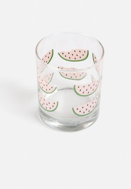 Sixth Floor - Set of 4 Watermelon Glasses