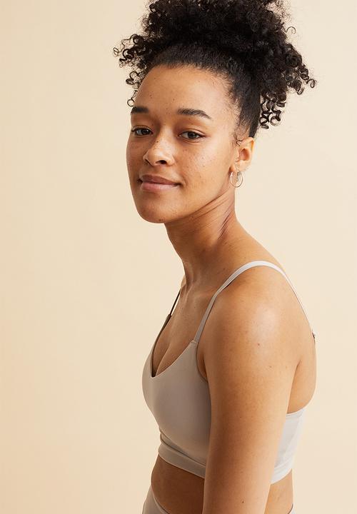 H&M - Light support sports bra in softmove™ - light beige
