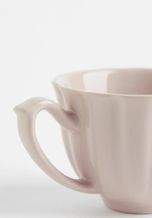 H&M - Small stoneware cup - light beige