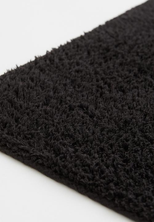 H&M - Tufted bath mat - black
