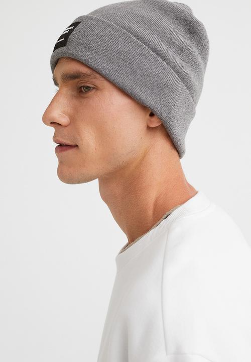 H&M - Fine-knit hat - grey marl