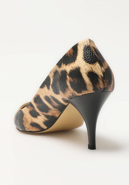 Trendyol - Leopard print court heel - brown