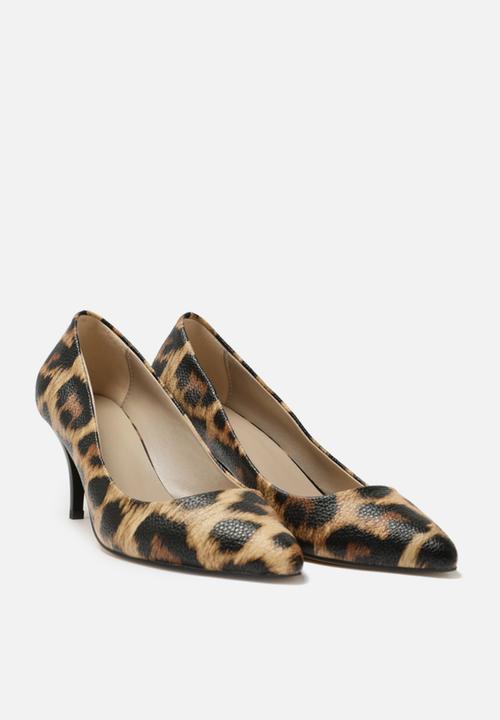 Trendyol - Leopard print court heel - brown