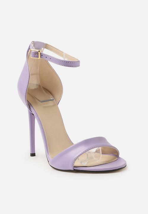 Trendyol - Ankle tie barely there heel - lilac
