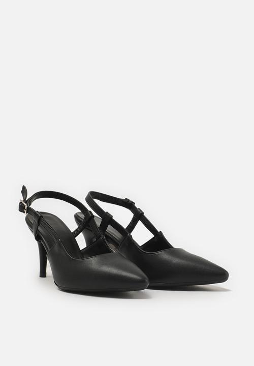 Trendyol - Slingback kitten heel - black