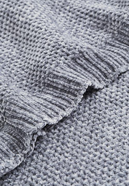 H&M - Chenille blanket - grey