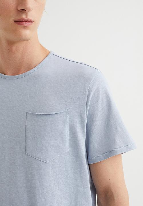 H&M - Regular fit T-shirt - light blue