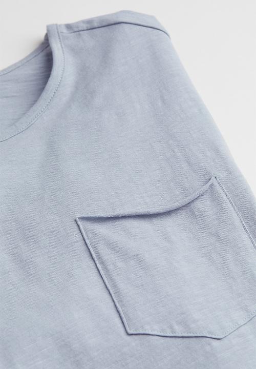 H&M - Regular fit T-shirt - light blue