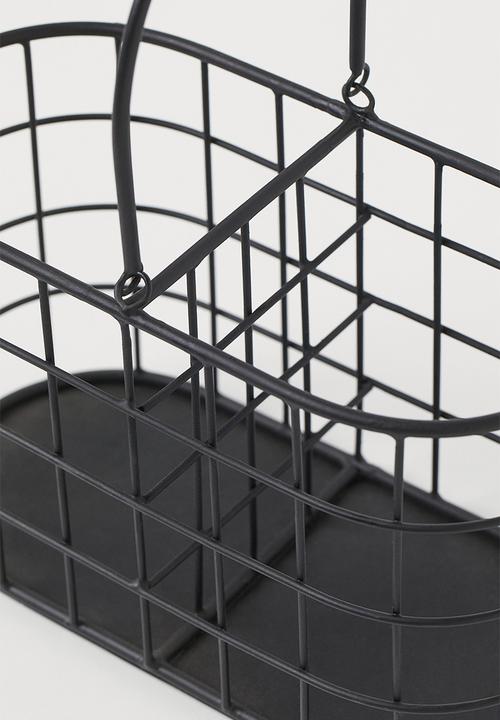 H&M - Metal cutlery basket - black