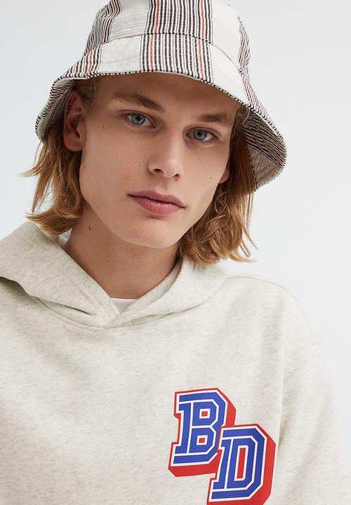 H&M - Relaxed fit hoodie - light grey marl/bd