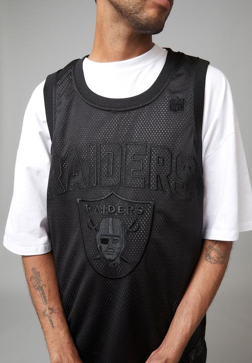 Factorie - NFL Mesh Tank- lcn nfl raiders stealth black