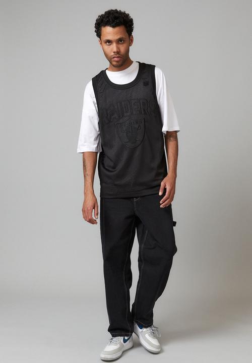 Factorie - NFL Mesh Tank- lcn nfl raiders stealth black