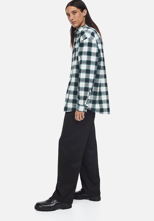 H&M - Relaxed fit trousers - black