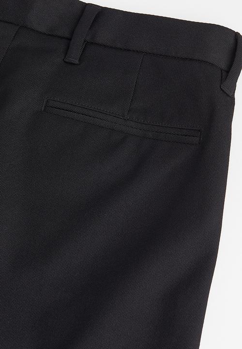 H&M - Relaxed fit trousers - black