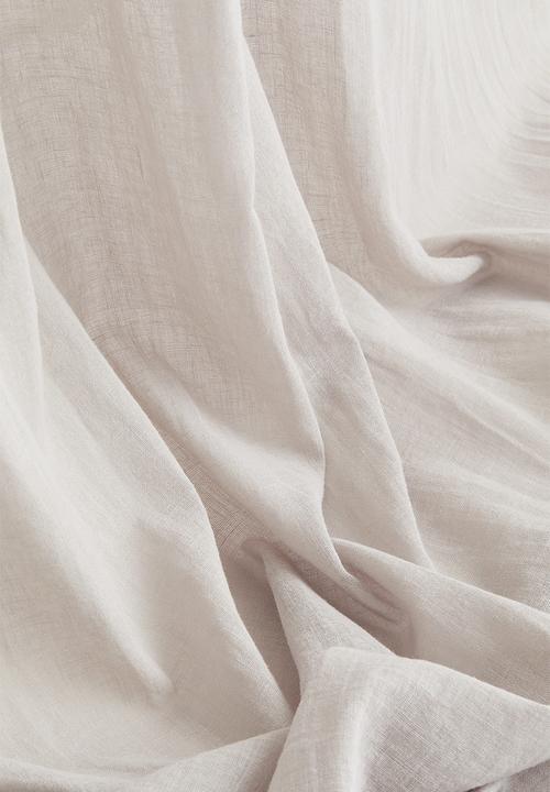 H&M - 2-pack multiway linen-blend curtains - beige