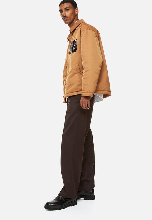 H&M - Relaxed fit trousers - dark brown
