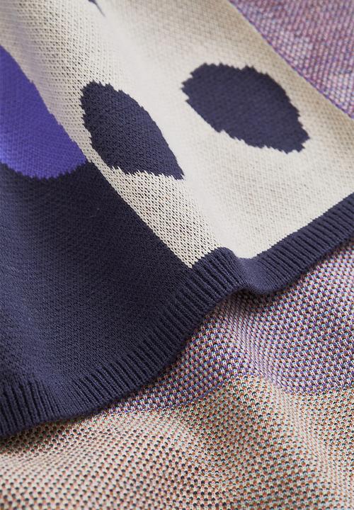 H&M - Jacquard-knit blanket - blue/multi