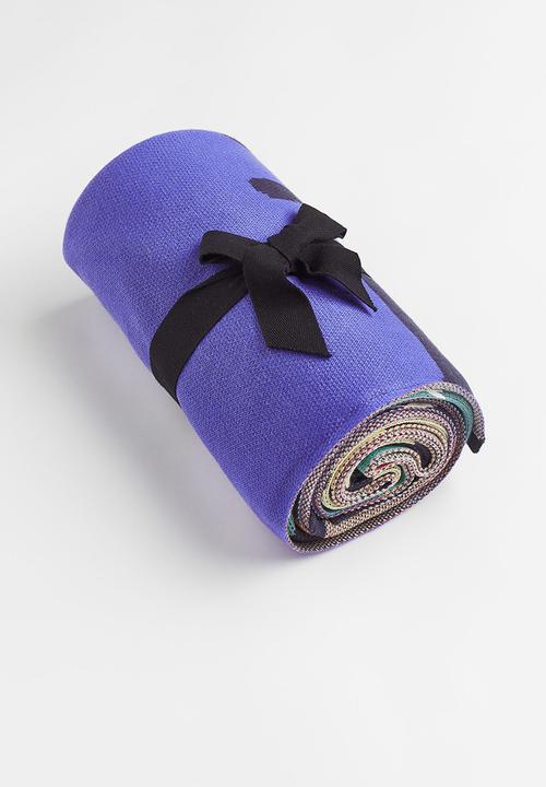H&M - Jacquard-knit blanket - blue/multi