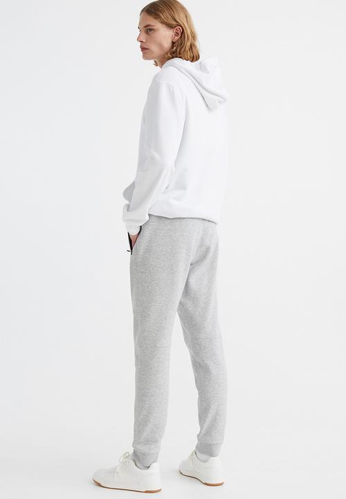 H&M - Slim fit sweatpants - light grey marl