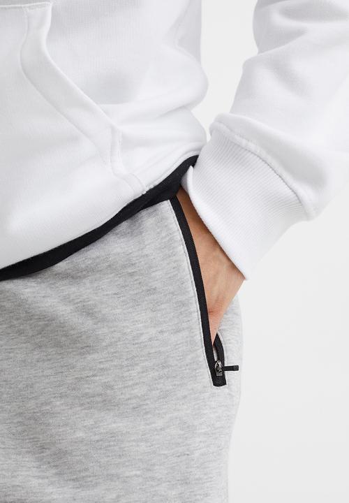 H&M - Slim fit sweatpants - light grey marl