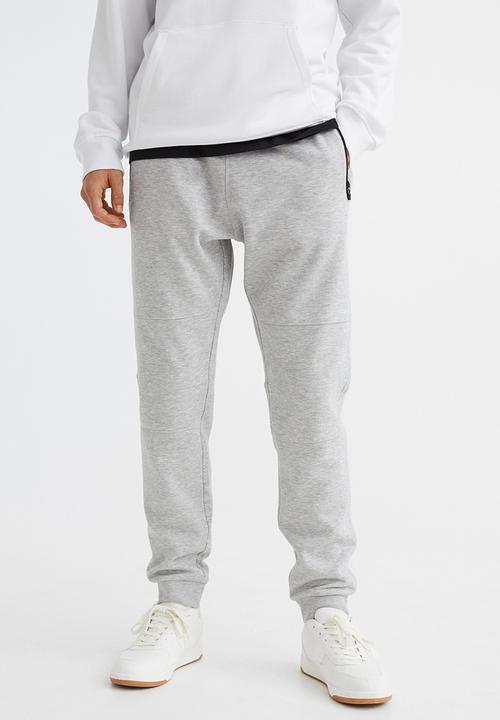 H&M - Slim fit sweatpants - light grey marl