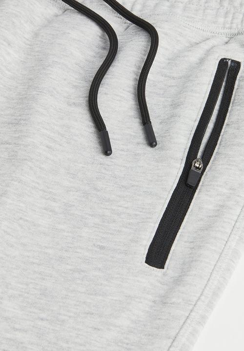 H&M - Slim fit sweatpants - light grey marl