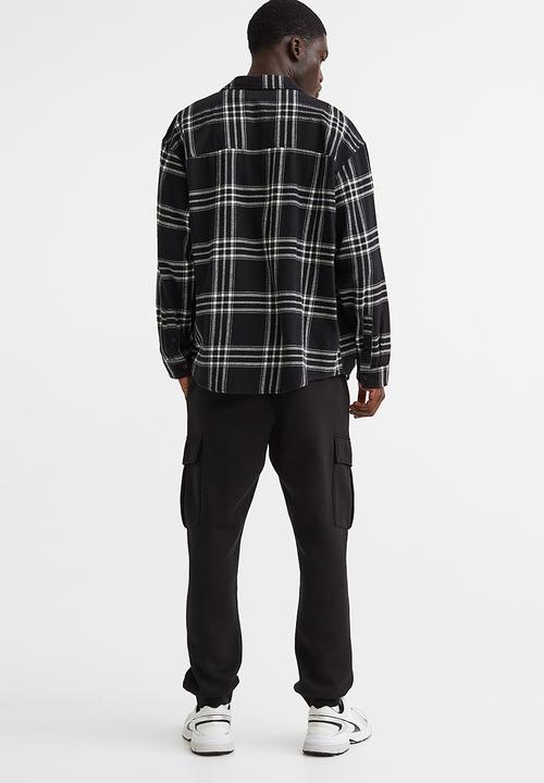 H&M - Cargo sweatpants - black