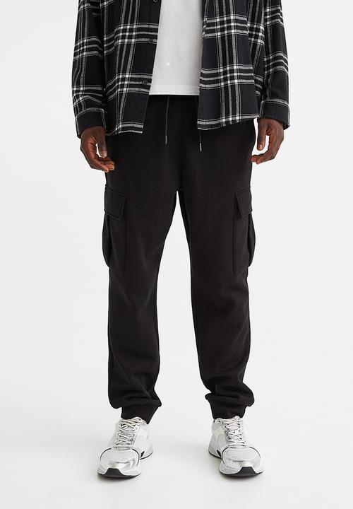 H&M - Cargo sweatpants - black