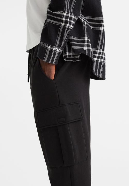 H&M - Cargo sweatpants - black