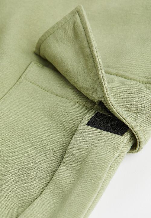 H&M - Cargo sweatpants - light khaki green