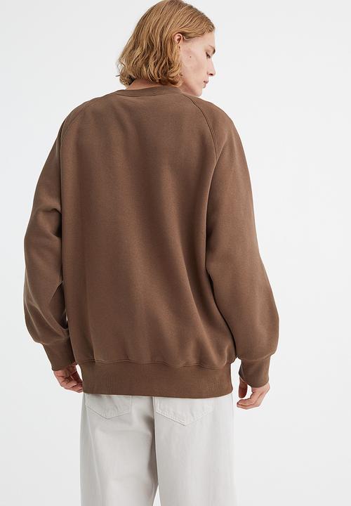 H&M - Oversized fit sweatshirt - brown