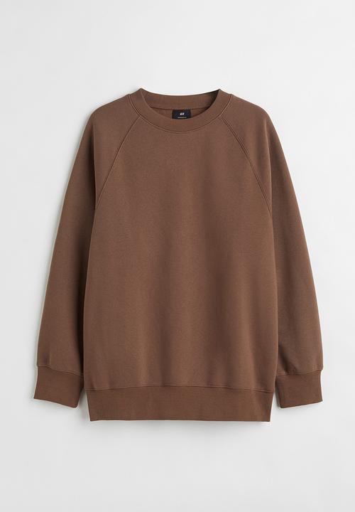 H&M - Oversized fit sweatshirt - brown