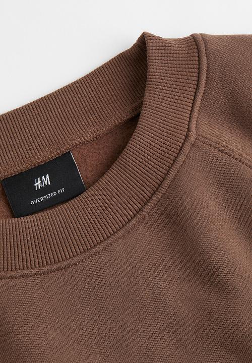 H&M - Oversized fit sweatshirt - brown