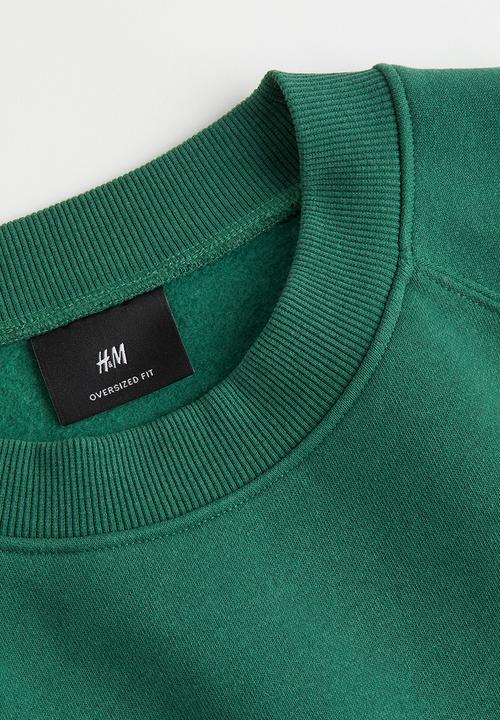 H&M - Oversized fit sweatshirt - green