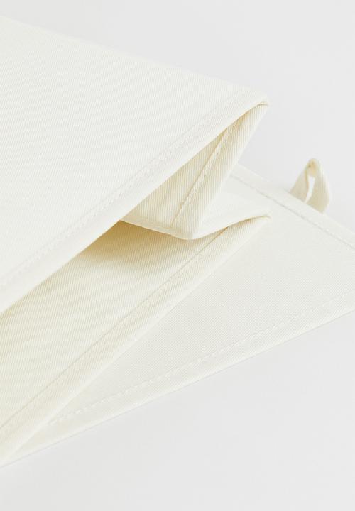 H&M - Foldable storage basket - white
