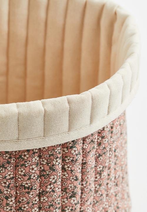 H&M - Quilted storage basket - multi/pink