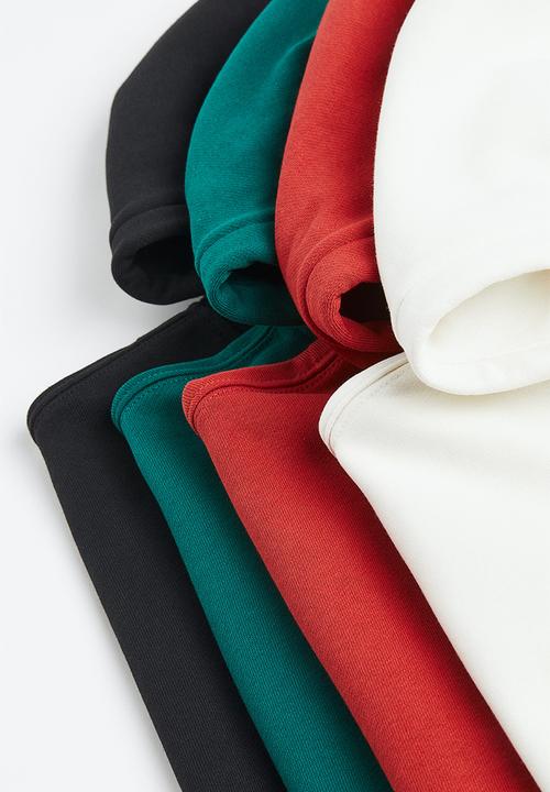 H&M - Oversized fit cotton hoodie - black