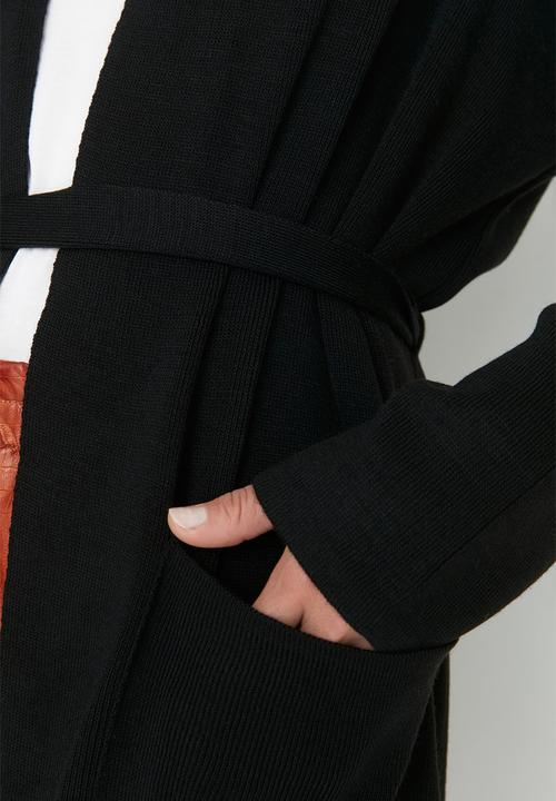 Trendyol - Pocket detailed cardigan - black