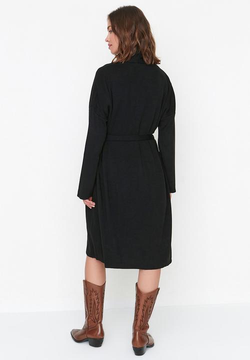 Trendyol - Pocket detailed cardigan - black