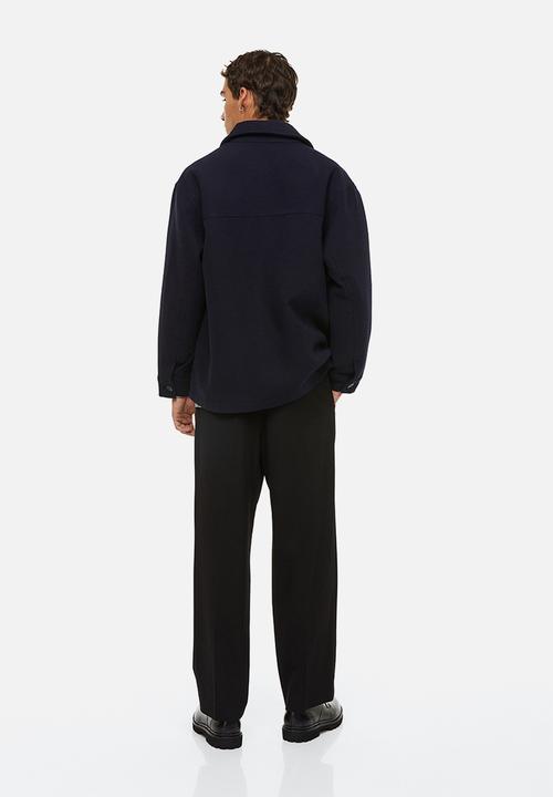 H&M - Suit trousers straight fit - black