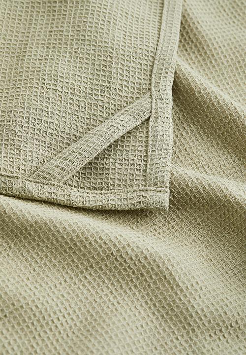 H&M - Waffled tea towel - green
