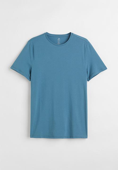 H&M - Coolmax® slim fit T-shirt - turquoise