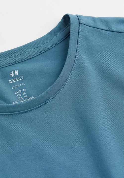 H&M - Coolmax® slim fit T-shirt - turquoise