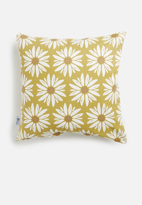 Sixth Floor - Delicate cushion cover- mustard