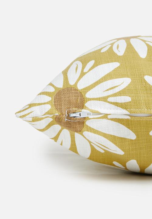 Sixth Floor - Delicate cushion cover- mustard