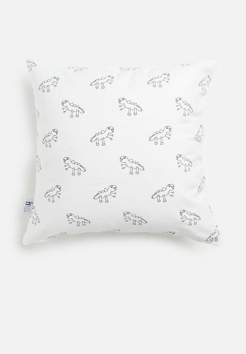 Sixth Floor - Dinosaurus cushion cover- multi