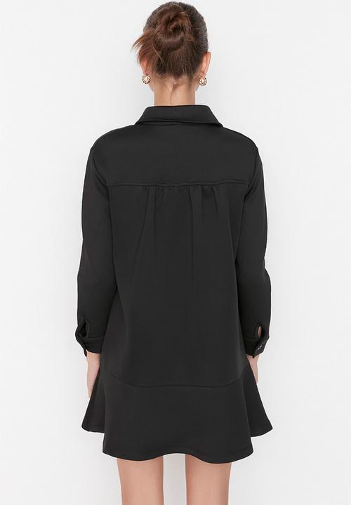 Trendyol - Scuba shift dress - black