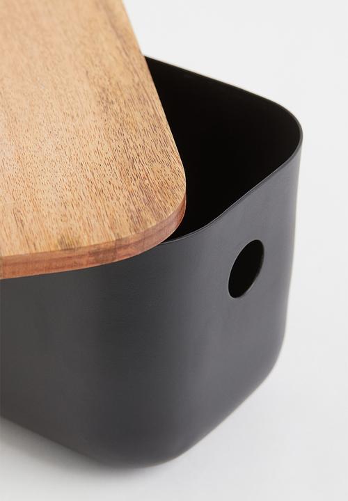 H&M - Box in metal and mango wood - black/multi
